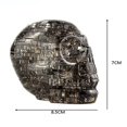 thumbnail image 3 of 3D Crystal Puzzle Skull Clear Model DIY Gadget Blocks Building Toy Gift GY, 3 of 4