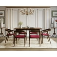 thumbnail image 1 of HMD Joplin Dining Set, Brown, Red/Brown, 1 of 1
