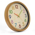 thumbnail image 2 of Children's wall clock, 12.5 inches / 32 cm Children's wall clock with silent clockwork and colorful, 2 of 4