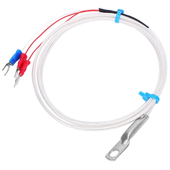 Capteur de Température PT100, Structure Simple Capteur de Température Pratique Sensible Précis pour Centrale Électrique Station de Traitement des Eaux Usées 1 M,2 M,4 M,5 m