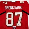 thumbnail image 2 of Autographed/Signed Rob Gronk Gronkowski Tampa Bay Red Football Jersey JSA COA, 2 of 4