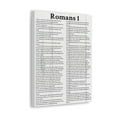 thumbnail image 3 of Scripture Walls Romans 1 Chapter White Bible Canvas Christian Wall Art Ready to Hang Unframed, 3 of 17