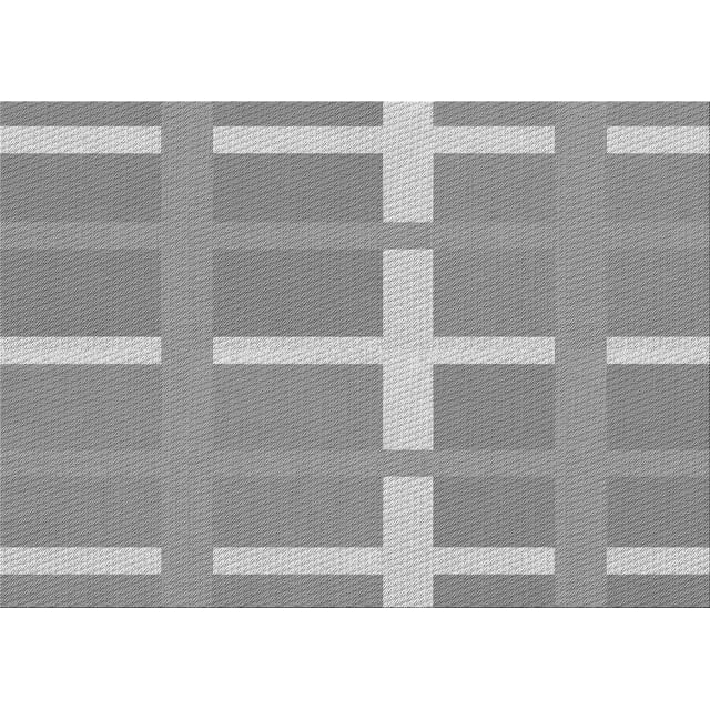 Ahgly Company Machine Washable Indoor Rectangle Transitional Gray Cloud Gray Area Rugs, 7' x 10'