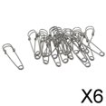 thumbnail image 1 of Imperdibles de acero Soledad 20 piezas 62x17mm para manualidades, 1 of 9