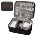 thumbnail image 1 of Organizador electrónico Miavers Travel Cord impermeable negro, 1 of 6