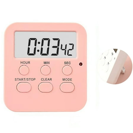 

Large-Screen Countdown Timer - Features Magnets Adjustable Silence Simple Operation and Efficient Timing with Red Light Flashing Alert Ideal for Students