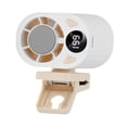 thumbnail image 1 of Ventilador portátil con clip, carga USB, rotación de 360 degree, ventilador de escritorio para refrigeración personal. Refrigeración blanca, 1 of 9