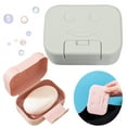 Hot Sale! Iheaun Portable Travel Soap Box Waterproof Soap Dish with Lid