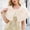 #0080-Beige, variant on Women's Faux Fur Wrap Shawl, Artificial Fur Stole with Rhinestone Clasp for Winter Evening Wear