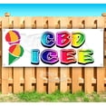 thumbnail image 1 of CBD Icee 13 oz Vinyl Banner With Metal Grommets, 1 of 4