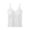 White, variant on Women's Lace Trim Spaghetti Strap Camisole with Built-in Bra, Lightly Padded Ribbed Crop Top for Layering Under Blouses and Casual Summer Outfits-Beige