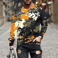 thumbnail image 2 of COSFO Casual Mens T-Shirts Crew Neck Long Sleeve Multicolor Camouflage Tops Loose Drop Shoulder T-Shirts Mens Shirts, 2 of 6