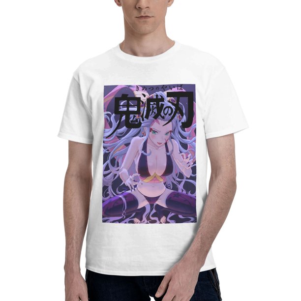 Camiseta de Manga Corta para Hombres Kimetsu no Yaiba