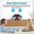 thumbnail image 3 of Caja de CD portátil MEGATEK CB-M25BT Bluetooth - Rojo cereza, 3 of 9