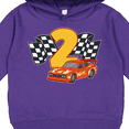 thumbnail image 3 of Inktastic Number Two Race Car Toddler Hoodie, 3 of 4