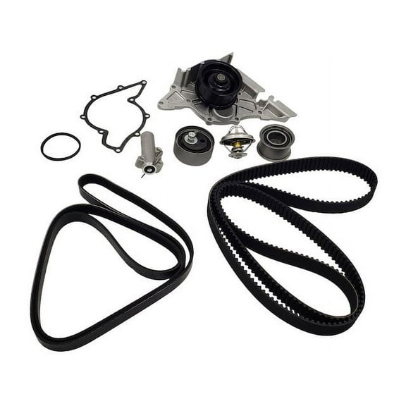 Timing Belt and Water Pump Kit - Compatible with 1998 - 2005 Volkswagen Passat 2.8L V6 1999 2000 2001 2002 2003 2004