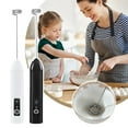 thumbnail image 2 of Electric Milk Frother, USB Charging Handheld Egg Beater, 2 of 8