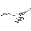 MagnaFlow 11-13 Dodge Challenger V6 3.6L Dual Split Rr Exit SS Cat Back Perf Exh (Quad Sq Tips)