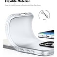 thumbnail image 3 of Case Compatible with iPhone 15 Pro (6.1-inch) Matte Translucent Phone Case for Men, Women, Girls, Thin Back Cover, Frost Clear, 3 of 8