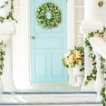 thumbnail image 3 of Farmhouse Colorful Cottage Wreath Spring Decoration, Durable and Stable Beautiful Artificial Wreath, Eucalyptus Wreath for Front Door, All Season Hanging Ornament Festival Home Decor (D), 3 of 13