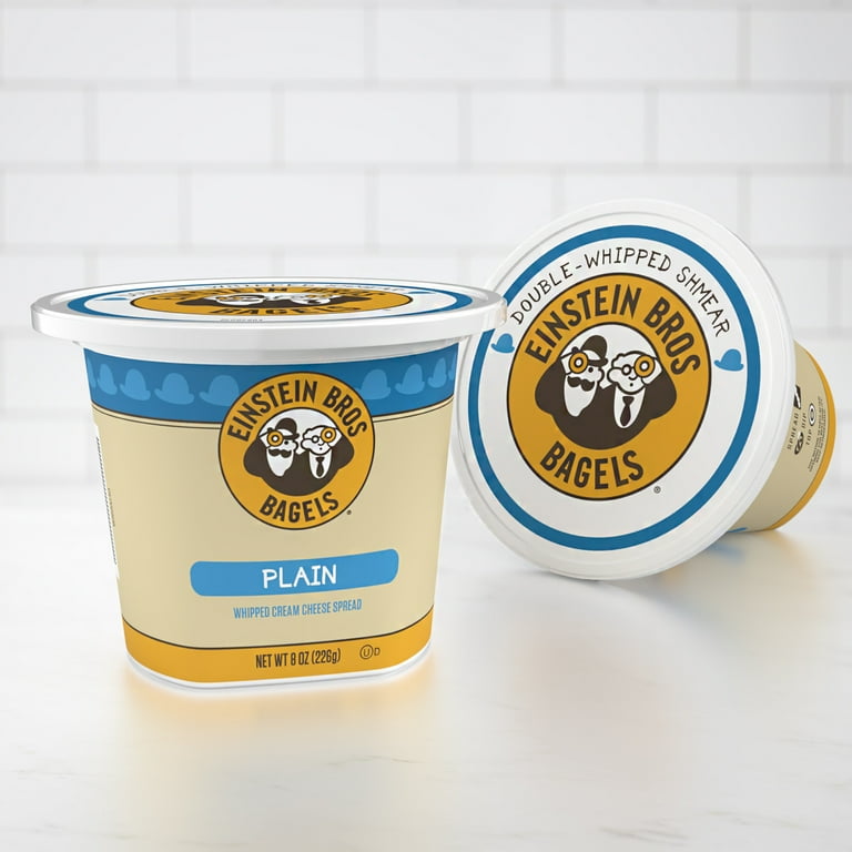 Einstein Bros Plain Whipped Cream Cheese Spread, Oz Tub, 57 OFF