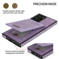 thumbnail image 4 of Back Wallet Case for Samsung Galaxy Note 20 Ultra, RFID Blocking Card Slots Holder Premium PU Leather Protective Cover with Kickstand Magnetic Closure Shockproof Anti-Fingerprint Dustproof Case,Purple, 4 of 6