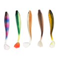thumbnail image 2 of 5 Piezas De Pesca Suave Señuelos Cebos Simulación De Pescado 9 Cm / 3.5 Pulgadas, 2 of 6