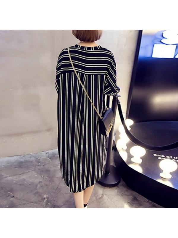 loose striped dress