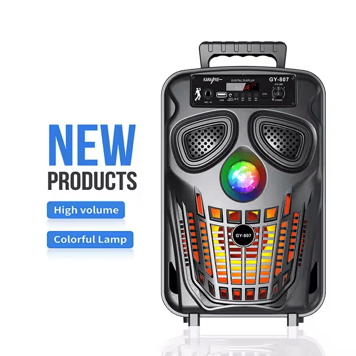 Nobie Vivid Karaoke Machine, Portable Bluetooth Speaker with Wireless Karaoke Microphones for Adults