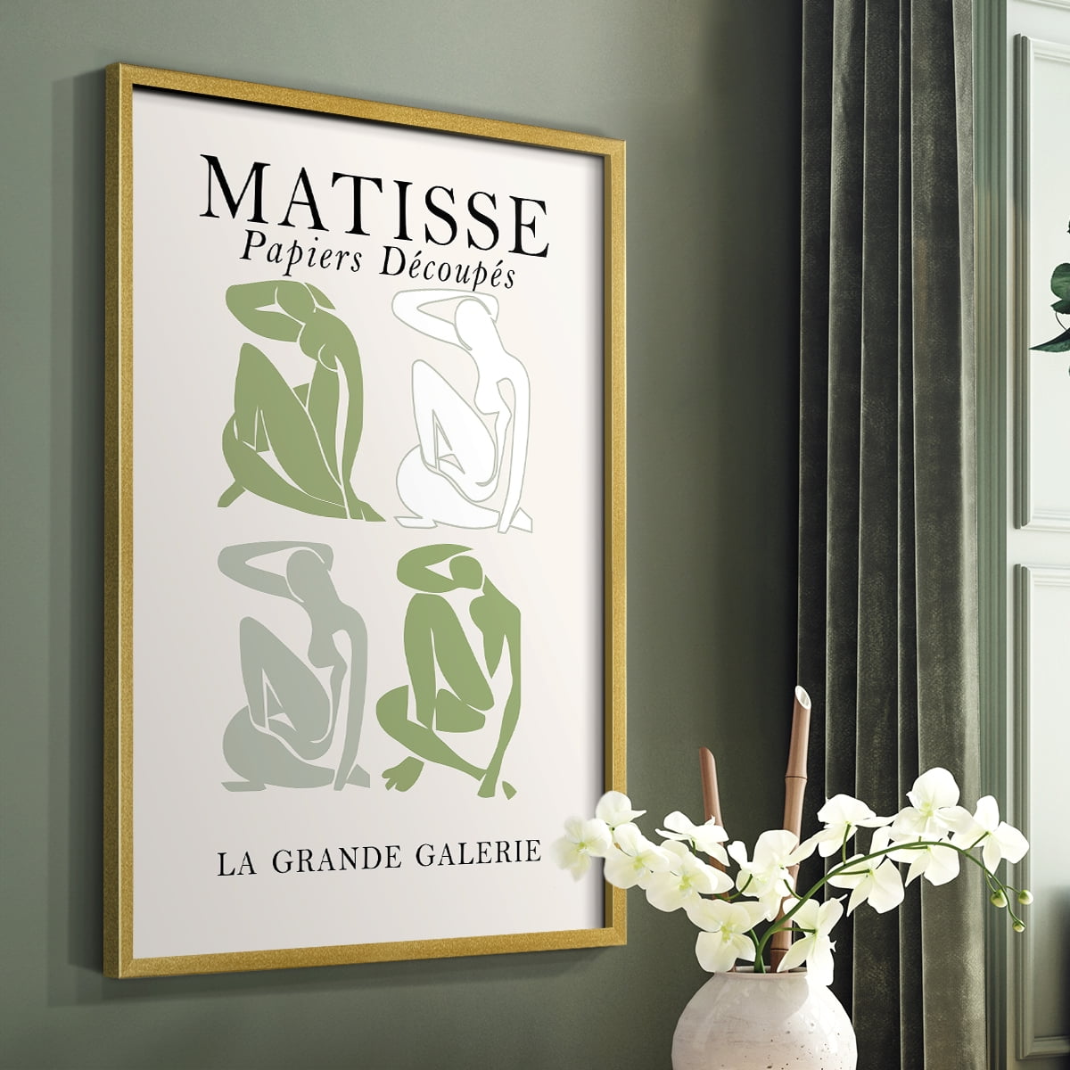Matisse CCLXXXVI in Solid Wood 8 x 10 Framed Print