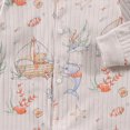 thumbnail image 6 of CAUYDY Boy Bodysuit for Infant Preemie Long Sleeve Romper for Girl Newborn Sleepers 3 6 9 Months 1T 2T Fall Winter Baby Pajamas Sizes 6-9 Months,Orange, 6 of 7