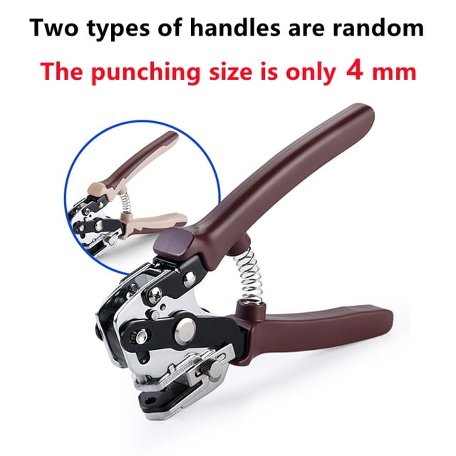 Small Revolving Leather Hole Punch Plier 6 Sizes Perforator Tool
