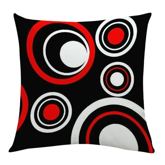 Leutsin Creative Geometric Polyester Pillow Case Waist Throw Cushion Cover Home Decor