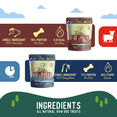 thumbnail image 3 of Single Ingredient Turkey Breast Air-dried Jerky Strip Treats Combo with Pork Loin, 3 of 9
