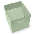 thumbnail image 6 of EZOWare Set of 4 Foldable Fabric Basket Bin, Collapsible Storage Cube boxes for Nursery Toys Shelves (13 x 15 x 13 inches) - Pastel Green, 6 of 8