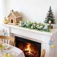 thumbnail image 6 of 22 Inch Easter Garland Decor, Artificial Easter Garland with Easter Eggs, Easter Garland Faux Spring Vine, Rustic Easter Hanging Garland for Fireplace, Mantle, Table & Indoor Home Decor, 6 of 10
