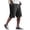 Black -BO21, variant on Inglocry Mens Shorts Corduroy Casual Shorts Relaxed Fit Elastic Waistband Drawstring Lightweight Comfort for Summer White L