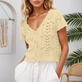 thumbnail image 2 of Womens Cardigan Lace Knit Beach Cover Up Summer Open Front For Casual Sheer Crochet Top Work Cardians, 2 of 6