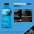 thumbnail image 5 of POWERADE Electrolyte Enhanced Mountain Berry Blast Sport Drink, 28 fl oz, (Pack of 6), 5 of 5