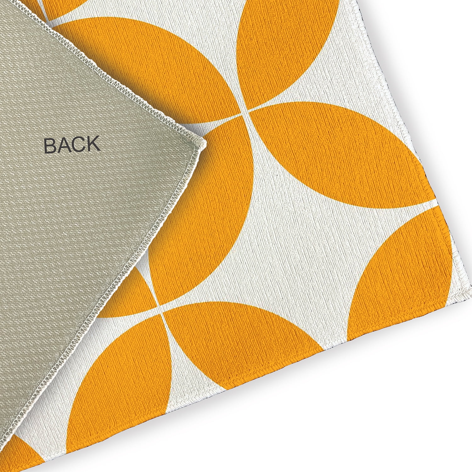 Simply Daisy 5' Round Mango Eye Opener Spring Chenille Indoor/Outdoor Rug