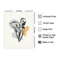 thumbnail image 2 of Poster Master Flower Poster - Retro Calla Lily Print - Drawing Art - Floral Art - Trendy Art - Modern Art - Minimal Art - Chic Boho Art - Great Office or Living Room Decor, 18x24 Unframed, 2 of 4