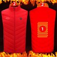 thumbnail image 2 of Usb Charging Block, Unisex Zipper One Control 2 Zone Heating Cotton Jacket, Heated Mens Dress Jacket, 2 of 4