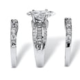 thumbnail image 3 of Anillo de plata pura S925, juego de anillos combinados de moda de alta gama para mujer, anillo de plata, anillo de compromiso para mujer, 3 of 5