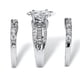 thumbnail image 3 of Anillo de plata pura S925, juego de anillos combinados de moda de alta gama para mujer, anillo de plata, anillo de compromiso para mujer, 3 of 5
