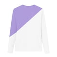 thumbnail image 4 of Blusas y camisas de manga larga con cuello redondo Camisas con estampados de manga larga Cuello redondo lindo Blusas casuales elegantes Ropa Camisas de cuello redondo Niña Top de poliéster, 4 of 7