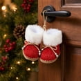 thumbnail image 6 of Dalxymotic Christmas Boot Ornament, Knitted Hanging Boot Decoration, Winter Pendant Decor, Cute Knitted Decor, Christmas Boot Ornament Decoration for Tree, Home, Mantel, Shelf, Desk, 6 of 6
