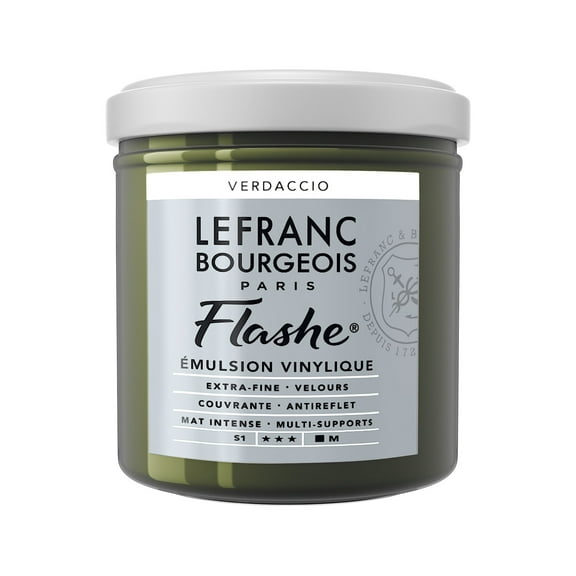 Lefranc & Bourgeois Flashe Matte Artist's Color, 125ml, Verdaccio