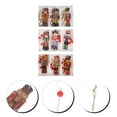 thumbnail image 3 of 3 Boxes Christmas Tree Pendants Hemp Rope Painting Walnut Soldier Pendant, 3 of 9