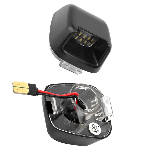 Sidaley 2 piezas 1 par de luces LED para matrícula matrícula luz duradera brillante Bombillas para automóviles