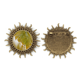 thumbnail image 1 of Planta de hoja de naturaleza tierna foto Pin de gancho de metal vintage con forma de sol Unbranded  M, 1 of 3